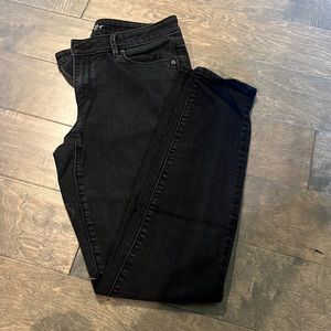Loft curvy skinny denim in black
